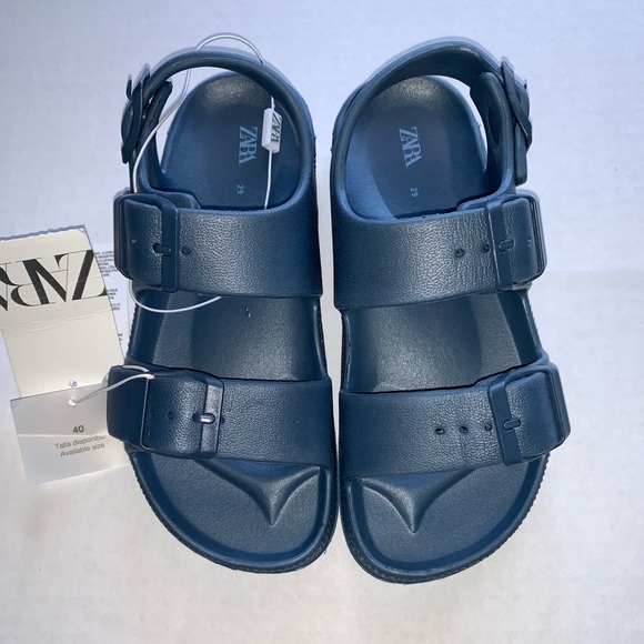 Zara Other - Zara monochrome buckled sandals size 12